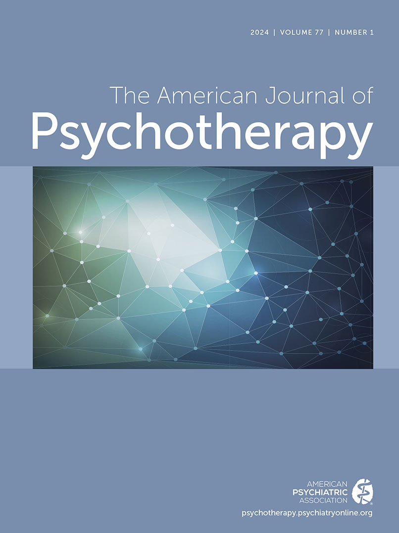American Journal of Psychotherapy cover